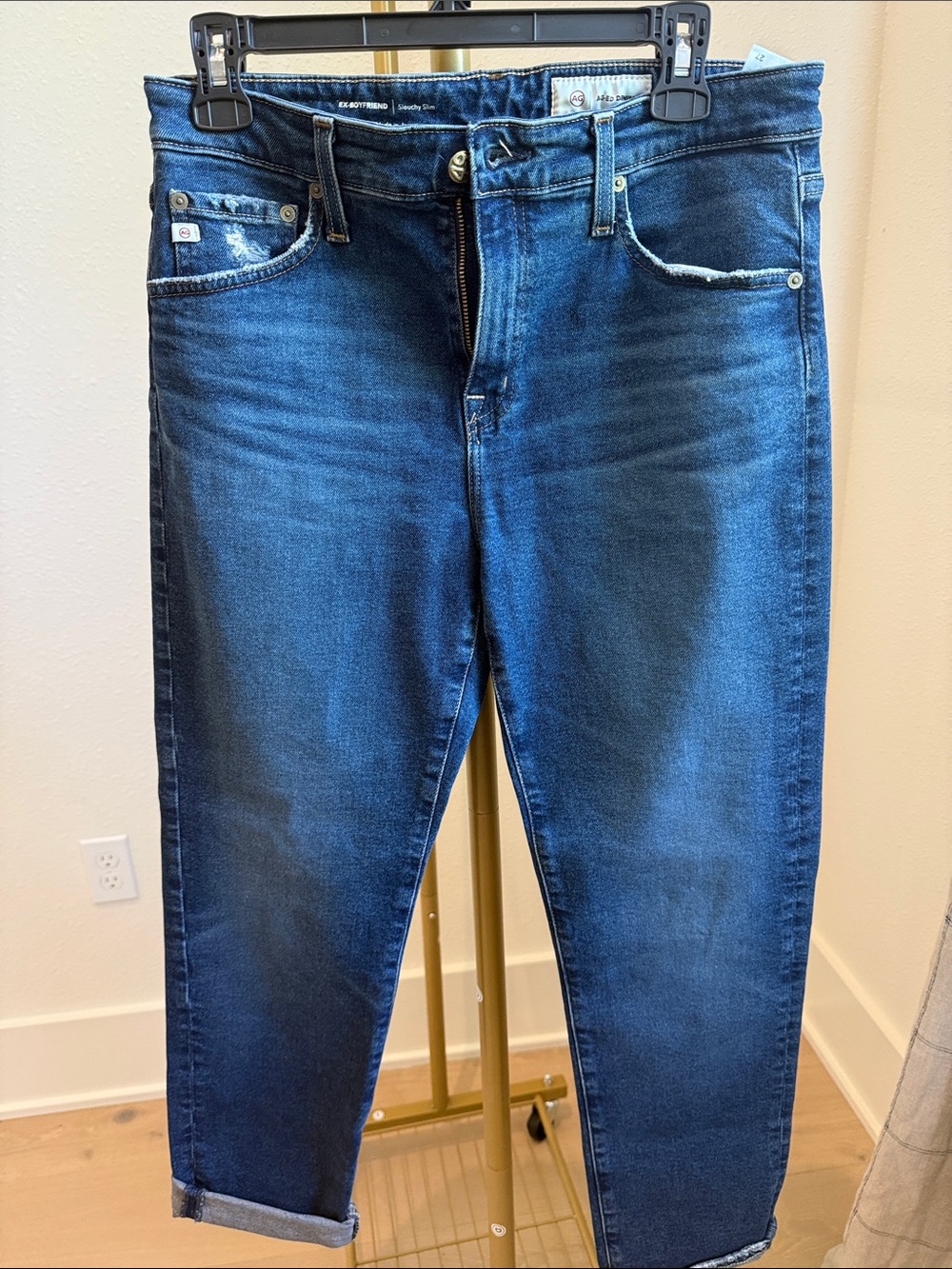 AG Denim Ex-Boyfriend Slouchy Slim